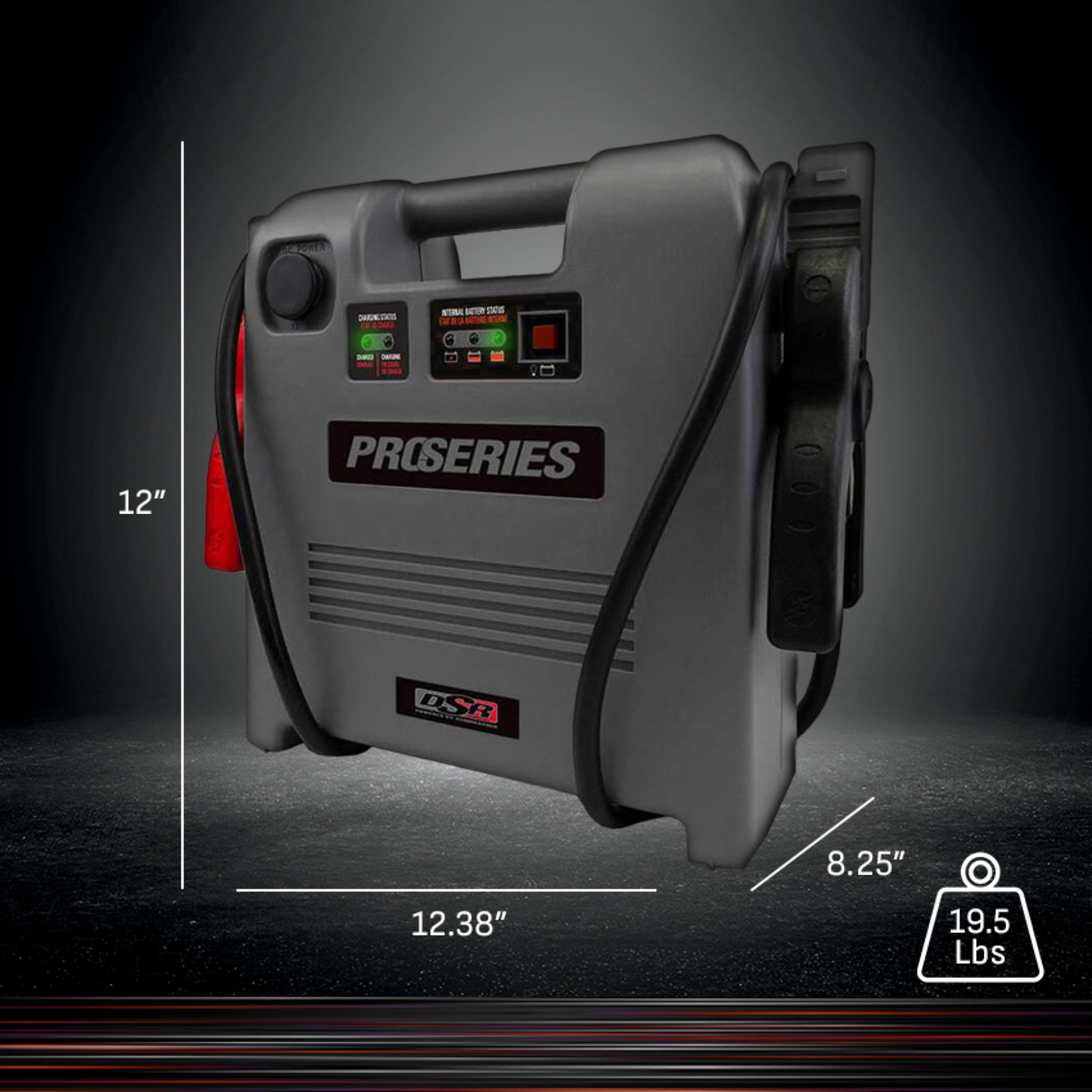 Schumacher Electric DSR Pro 1800A Heavy-Duty Car Battery Jump Starter and Portable Power Station, For 12V Automotive and Marine Batteries, DSR119