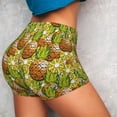 thumbnail image 3 of KLL Tropical Summer Fruit Pattern Workout Shorts for Women Scrunch Short Gym Yoga Running Sport Active Exercise Fitness Shorts, 3 of 8