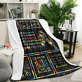 thumbnail image 3 of Autism Blanket Puzzle Cure Awareness Flannel Throw Gift for Childs Teens Adults Super Soft Lightweight Breathable Bed Sofa Couch Meaningful Colorful Foldable Unisex 40x50 Inch, 3 of 6