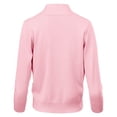 thumbnail image 4 of URBAN DAIZY Women's Classic 3/4 Sleeve Crop Bolero Cardigan Open Front Cropped Shrugs Knit Sweater A09_620 Baby Pink 2XL, 4 of 7