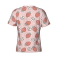 thumbnail image 6 of Qekee Strawberry And Flowers Classic Fit T-Shirt Men's Shirt Men's Tight Short Sleeves for Exercise, Running, Mountaineering - Strawberry And Flowers, 6 of 9