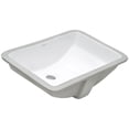 thumbnail image 5 of Ruvati RVB0721 Krona 19" Rectangular Porcelain Undermount Bathroom Sink - White, 5 of 7