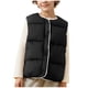 thumbnail image 2 of Chaquetas y abrigos casuales sin mangas y sin capucha de invierno de color sólido con plumón, chaqueta sin mangas y sin capucha para niños, abrigos casuales, chaquetas, abrigos de poliéster para niños, 2 of 7