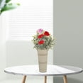 thumbnail image 4 of HERFIER Retro Flowerpot Balcony Flower Bucket Vase Metal Round Bucket with Handle 5.9x4.32x8.84in, 4 of 8