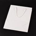 thumbnail image 2 of 10pcs Rectangle Cardboard Paper Bags Gift Bags Shopping Bags with Nylon Cord Handles White 28x20x10cm White, 2 of 3