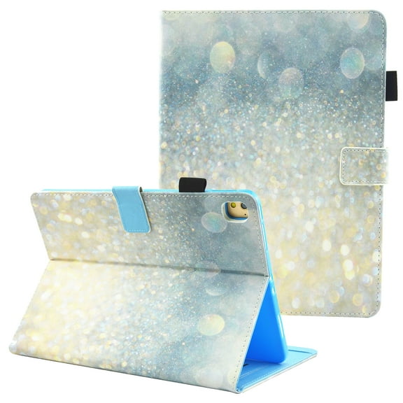 Allytech iPad 10.2 2020/2019 Case 8th/7th Generation, Slim Fit Multi Angle Viewing Stand Folio Flip Smart Shell Auto Sleep Wake Shockproof Cover for Apple iPad 10.2-inch Retina Display, Beach Sand