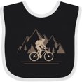 thumbnail image 3 of Inktastic Mountain Biking Adventure Boys or Girls Baby Bib, 3 of 4