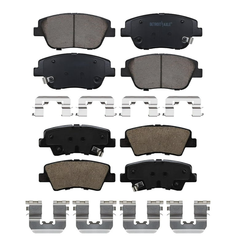 2014 Kia Optima 4pc Front & Rear Ceramic Brake Pads Kit