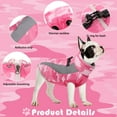 ROZKITCH Camouflage Dog Winter Coat Windproof Dog Jacket with