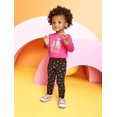 thumbnail image 2 of Garanimals Baby Girl Long Sleeve Graphic Print Bodysuit, Sizes 0M-24M, 2 of 5