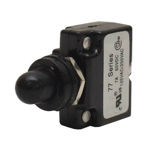 Joemex Boat Push To Reset Breaker | 77 Series 7A 125/250VAC 50VDC