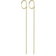thumbnail image 6 of Solid 925 Sterling Silver Chain Dangle Earrings Tassel for Women Teens Long Dangle Earrings Minimalist Threader Earrings, 6 of 12