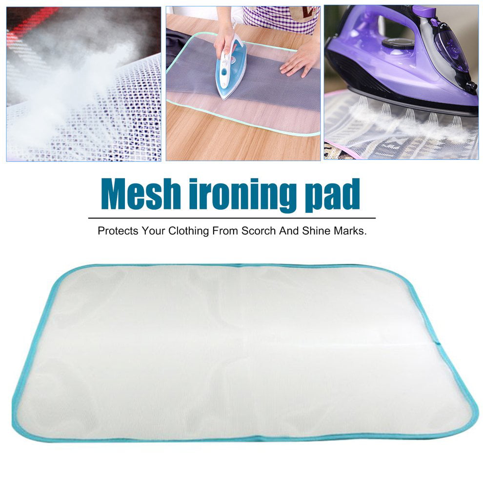 2X Home Press Mesh Ironing Cloth Guard Protect Delicate Garment Clothes Protect 