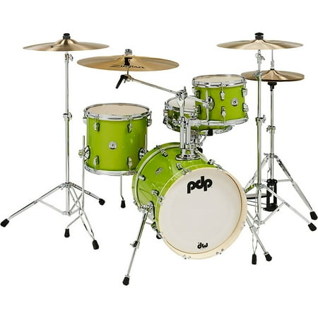 PDP New Yorker 4-Piece Drum Set, Green