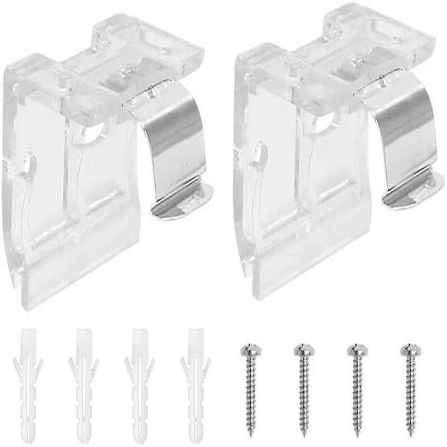 10 Pcs Crochets pour Stores Cellulaires Supports de Rideaux pour Stores Supports de Stores Verticaux Pièces de Rechange Supports de Stores Clips de Stores