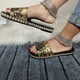 thumbnail image 1 of Zapatillas con punta abierta y plana para mujer, sandalias cómodas, informales, cómodas, para playa Wmkox8yii  hj789, 1 of 7