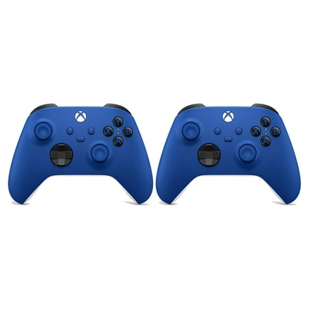 2 Pack Microsoft Xbox Bluetooth Wireless Controller For Series X/S - Shock Blue