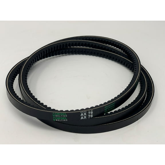 AX76 Classic Cogged V-Belt 1/2 x 78in Outside Circumference