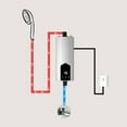 Instant Electric Bathroom Hot Water Heater 5500W 220V Whole House With ...