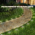 thumbnail image 3 of Paquete de 10 luces solares para estacas, luces decorativas navideñas para exteriores, alambre de co Meterk Luces de camino, 3 of 7