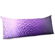 Mainstays Purple Leopard Body Pillow