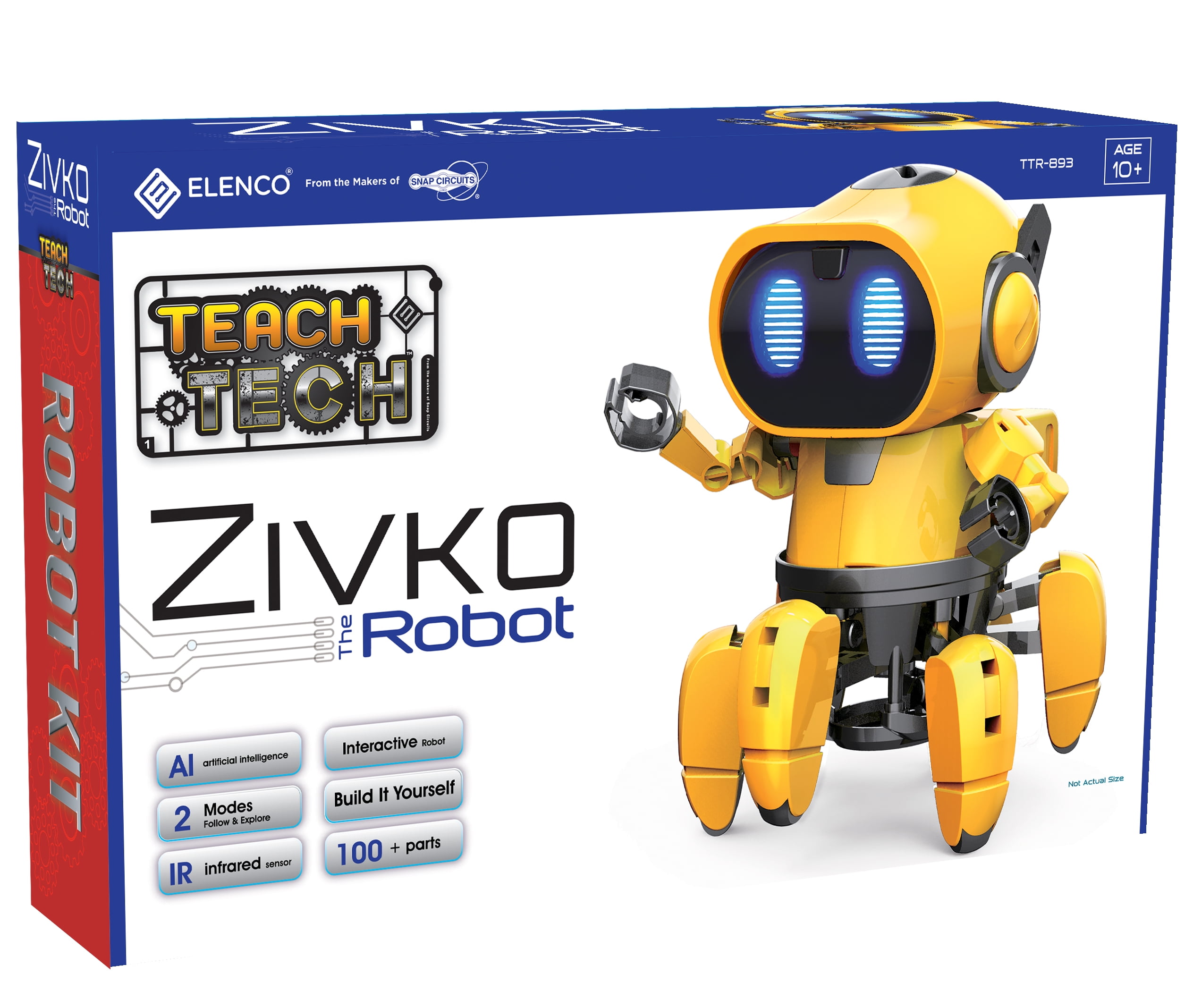 Elenco Teach Tech SolarBot.14Transforming Solar Robot Kit 