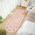 thumbnail image 2 of Tapis Rose Romantique Tapis de Fleurs de Rose Tapis de Ferme Tapis de Bande de Bande de Ferme Tapis de Bandes de Fleurs de Rose Romantique Tapis de Bande de Ferme Tapis Rose, 2 of 5