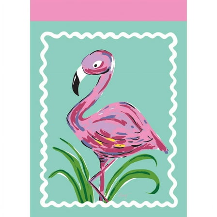Magnolia Garden Flags M010051 13 x 18 in. Flamingo Polyester Garden Flag