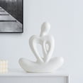thumbnail image 3 of Creative figuresThinkers Statues Abstract Ceramic Decorations Living Room Tabletops Wine Cabinets Home Decor Office Bookshelf Desktop Crafts Gifts Knick-Knacks, 3 of 5