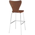 thumbnail image 4 of LexMod Arne Jacobsen Série 7 Tabouret de Bar en Noyer, 4 of 4