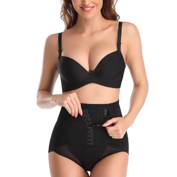 Lilvigor Women High Waist Panties Butt Lifter Shapewear SeamlessTummy Control Shorts Slim Waist Trainer Body Shaper