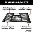 thumbnail image 2 of ARIES 1110109 Switchback Black Aluminum Truck Headache Rack Cab Protector, Select Chevrolet Colorado, GMC Canyon, 2 of 6