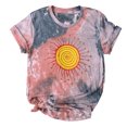 thumbnail image 2 of Pntutb camiseta de mujer camisetas divertidas lindas de manga corta camiseta Tie-Dye camiseta tops blusa regalo para mujer Pntutb Pntutb-1065, 2 of 6