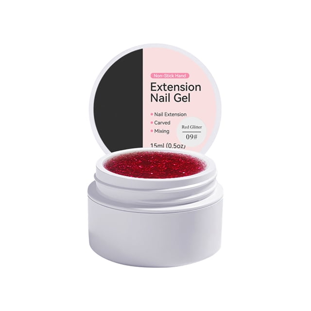 Gel d'Extension d'Ongles Non Collant Kit de Gel d'Extension d'Ongles Sculptable et Sculptable Inodore /LED Gel Extensible pour Ongles Acryliques DIY Manucure Maison