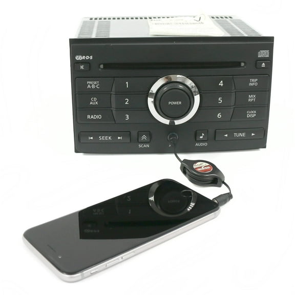 Restored 2008 Nissan Maxima AM FM Radio Single Disc CD w Aux Input 28185ZE50A (Refurbished)