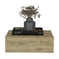 thumbnail image 5 of Floating Nightstand 5"H, Modern Wall-Mounted Bedside Shelf With Drawer, Macadamia, 5 of 7