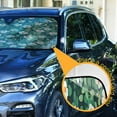 thumbnail image 3 of Yayeee Car Windshield Sun Shade Universal Fit Front Visor Protector, Small White Flowers, 3 of 8