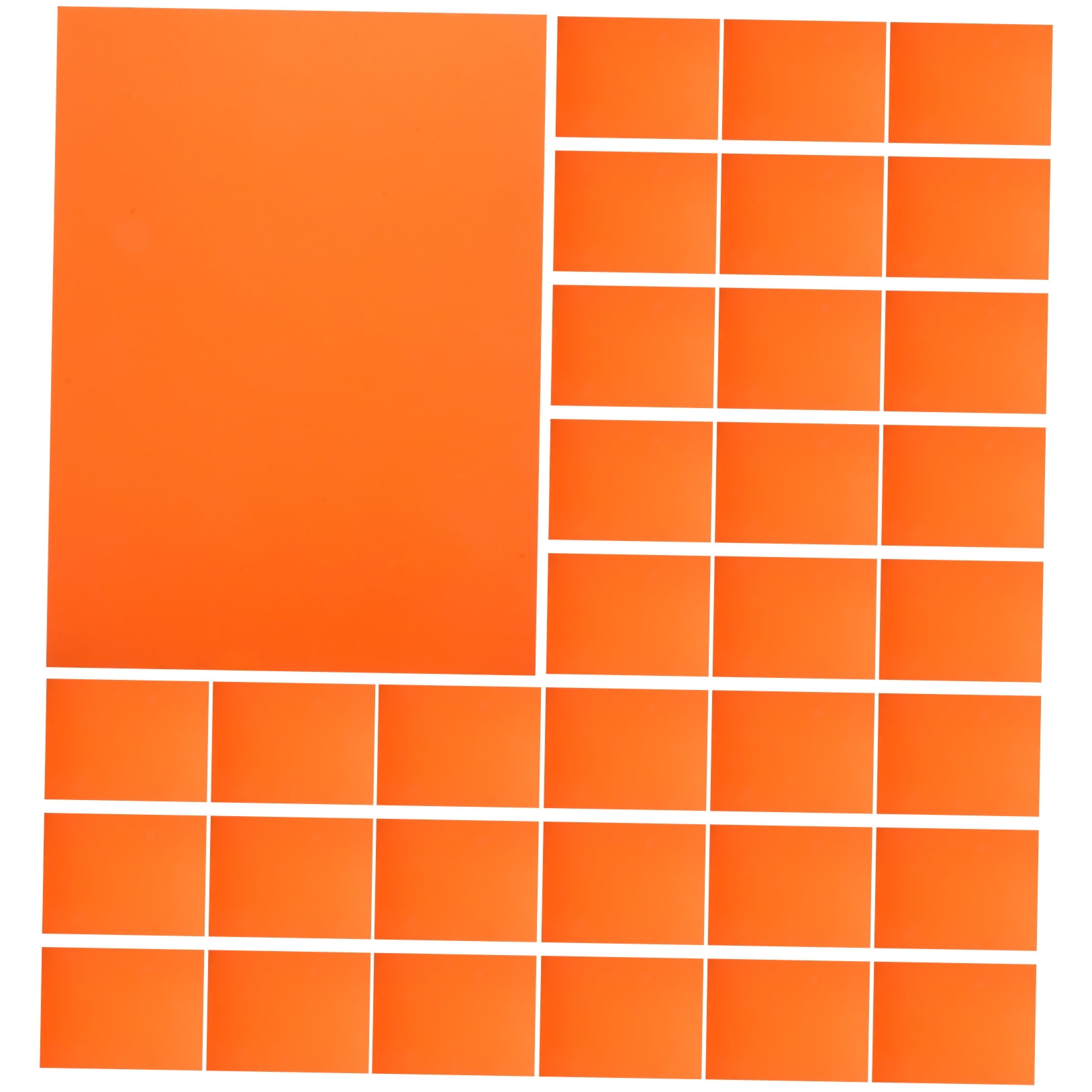 BESTYASH Thick Orange Cardstock Paper for Scrapbooking, Painting, Crafts, Projects and Art Supplies