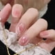 thumbnail image 5 of Uñas postizas cortas y medianas con 24 tabletas de uñas postizas con estampado. Destaca entre la multitud. Set de uñas adhesivas para mujer. Pegamento para uñas postizas de 1 ml., 5 of 9