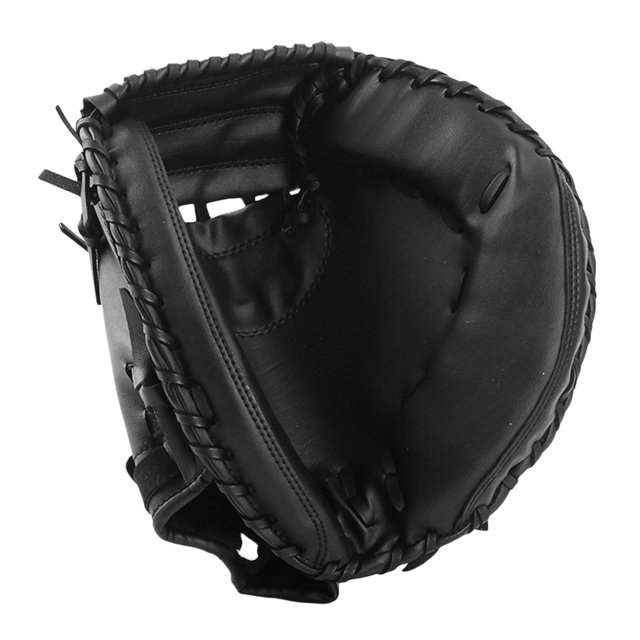 Guante de béisbol Cuero PU Principiante Juego Entrenamiento Catcher Mitt para deportes al aire libre