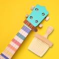 thumbnail image 3 of ADDHAT 6Ud Cepillos Multifuncionales Para Limpieza De Guitarras Pianos Y Tambores Con Mango Plástico Beige, 3 of 6