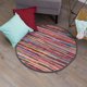thumbnail image 2 of Alfombra de trapo redonda multicolor DII Design Imports CAMZ36563, 2 of 2