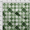 thumbnail image 3 of oneOone Georgette Viscose Forest Green Fabric Check Diy Clothing Quilting Fabric Print Fabric By Yard 42 Inch Wide, 3 of 4