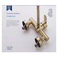 thumbnail image 3 of Kitchen Brushed Gold Wall Mounted Faucet Rotation Stainless Steel Lead Free Sink Water Mixer Tap Griferia Para Cocina ,Versatile Features, 3 of 5