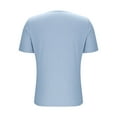 thumbnail image 3 of Generic T Shirts Basic Solid Color Slim Fit Tops, 3 of 6