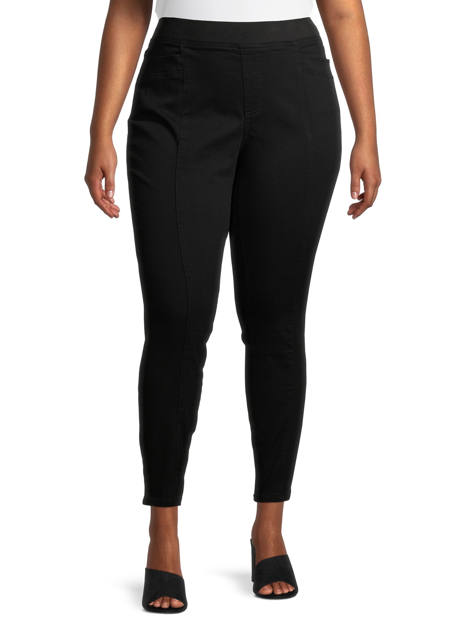 terra and sky skinny ankle jeans