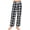 Black-White Plaid, variant on U2SKIIN Women Fleece Pajama Pants, Comfy Plaid PJ Bottoms For Women with Pockets Soft Warm(Grey-yellow Plaid, Medium)