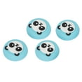thumbnail image 4 of Poignée de Pouce en Silicone, 4 Pcs Poignée de Pouce à Thème Panda pour Manette Noir, Bleu, Rose, 4 of 8