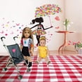 thumbnail image 3 of The New York Doll Collection My First Umbrella Doll Stroller for Toddler in Denim, 3 of 5