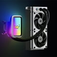 thumbnail image 2 of HYTE THICC Q60 240mm All-In-One Liquid CPU Cooler with 5" Ultraslim IPS Display, White, 2 of 8
